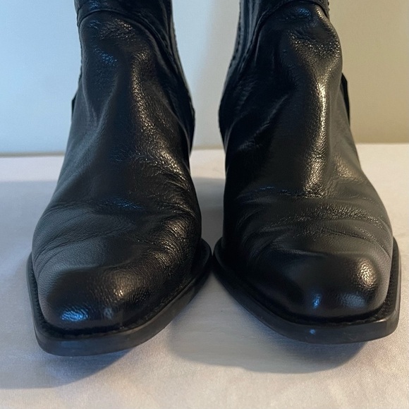 Stuart Weitzman Black Nappa Leather Knee-high Boots - Picture 6 of 10